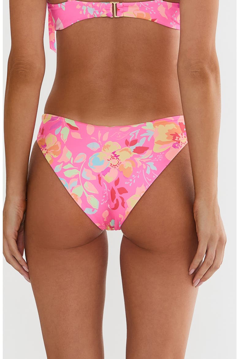 Vanessa High Cut Bikini Bottoms, Alternate, color, BLOOM LAGOON
