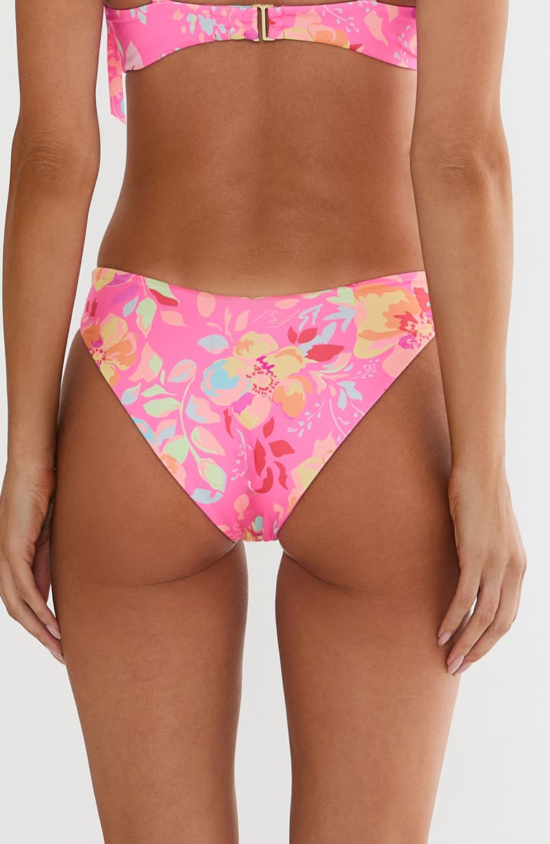 Beach Riot Vanessa High Cut Bikini Bottoms, Alternate, color, Bloom Lagoon