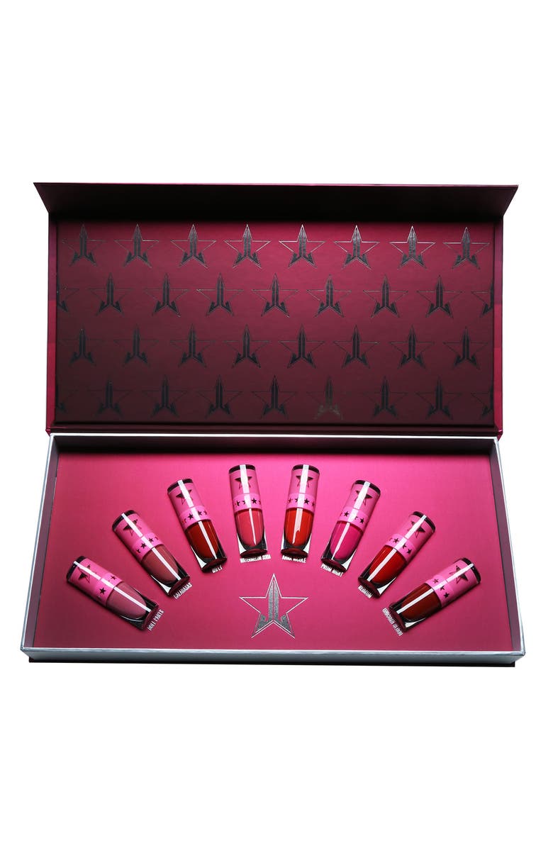 JEFFREE STAR COSMETICS Mini Red & Pink Velour Liquid Lipstick Bundle, Main, color, 
