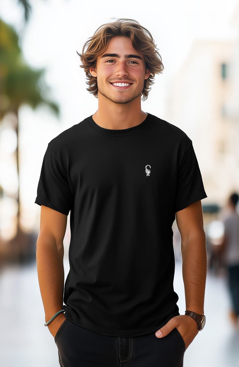 Dalix Astronaut Tee, Alternate, color, Black
