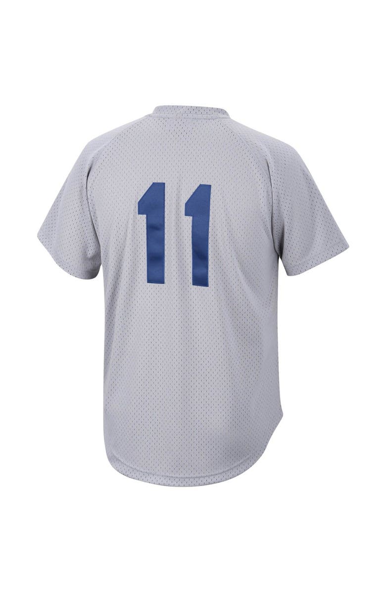 Mitchell & Ness Men's Mitchell & Ness Edgar Martinez Charcoal Seattle Mariners Cooperstown Collection Mesh Batting Practice Jersey, Alternate, color, Gray