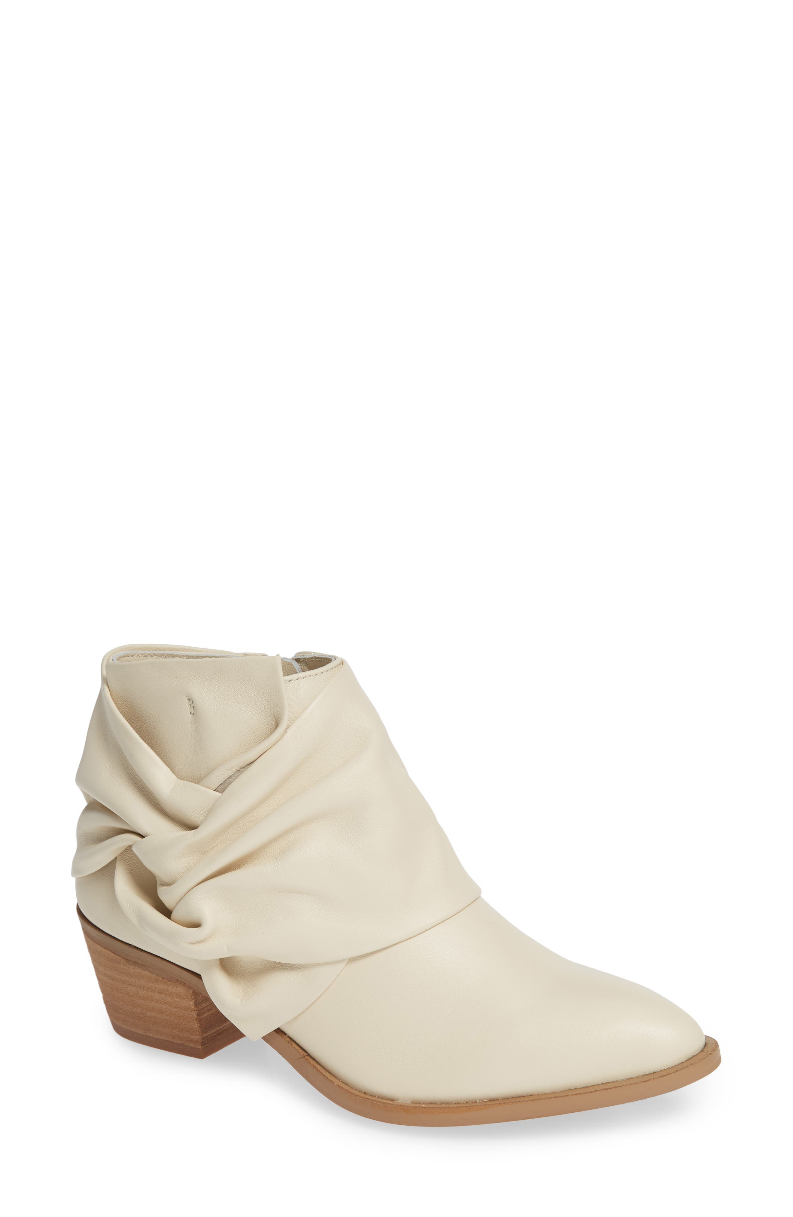 Natalyia Bootie, Main, color, CREAM LEATHER