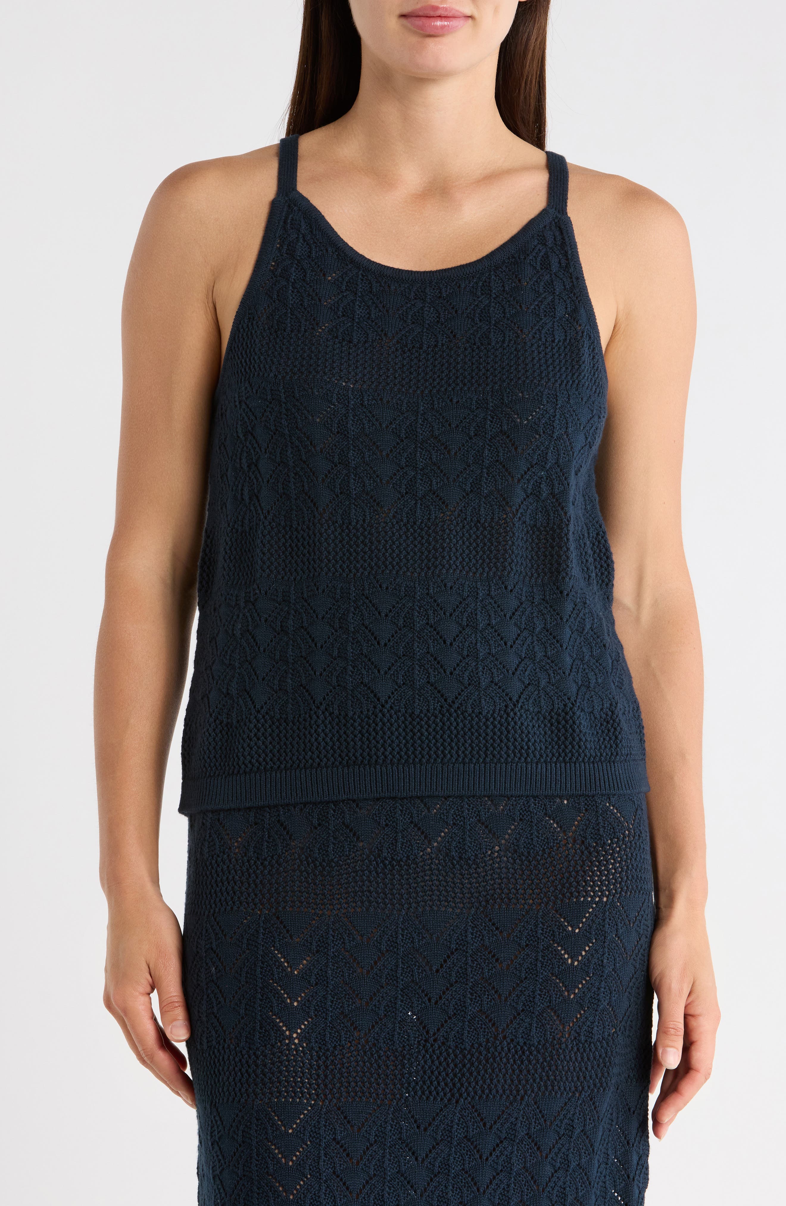 Splendid Crochet Sweater Tank
