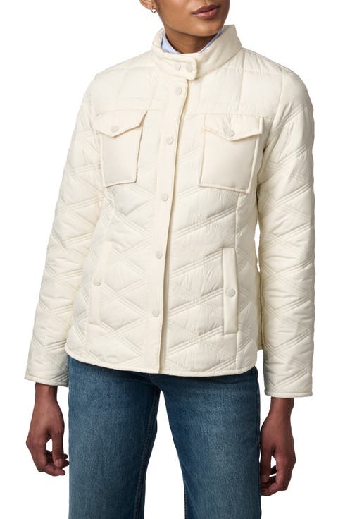 Triple Stitch Diamond Quilted Recycled Polyester Jacket