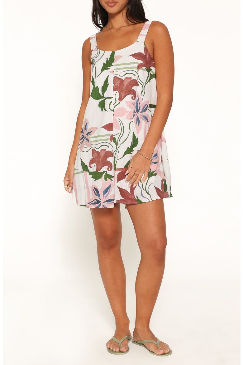 Farlie Floral Shift Minidress, Main, color, PINK FLORAL