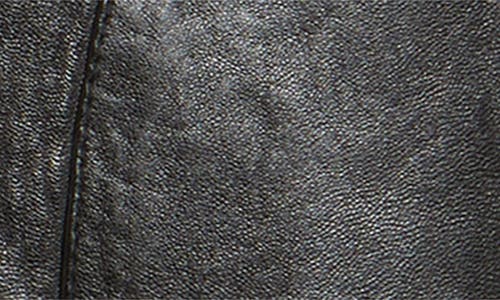 Mauritius Lusan Leather Moto Jacket In Black