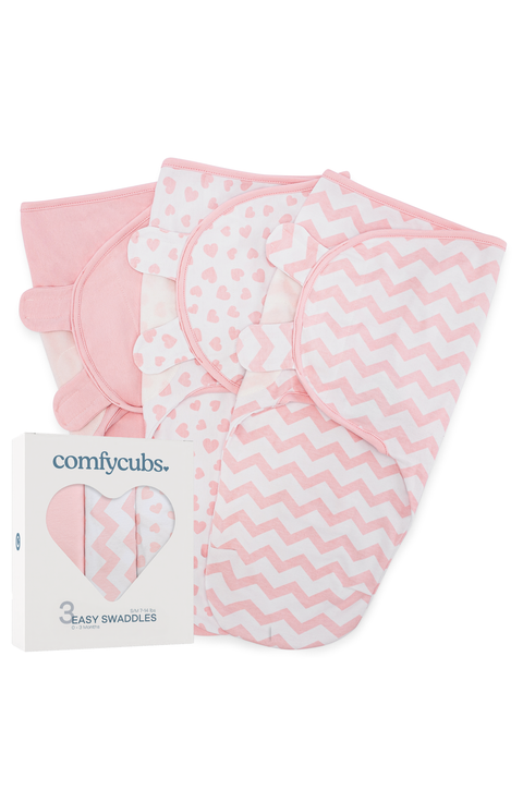 Easy Swaddle Blankets - Pack of 3