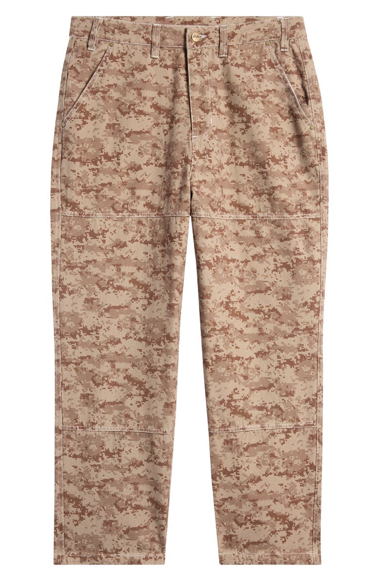 Butter Goods Pixel Camo Work Pants, Alternate, color,