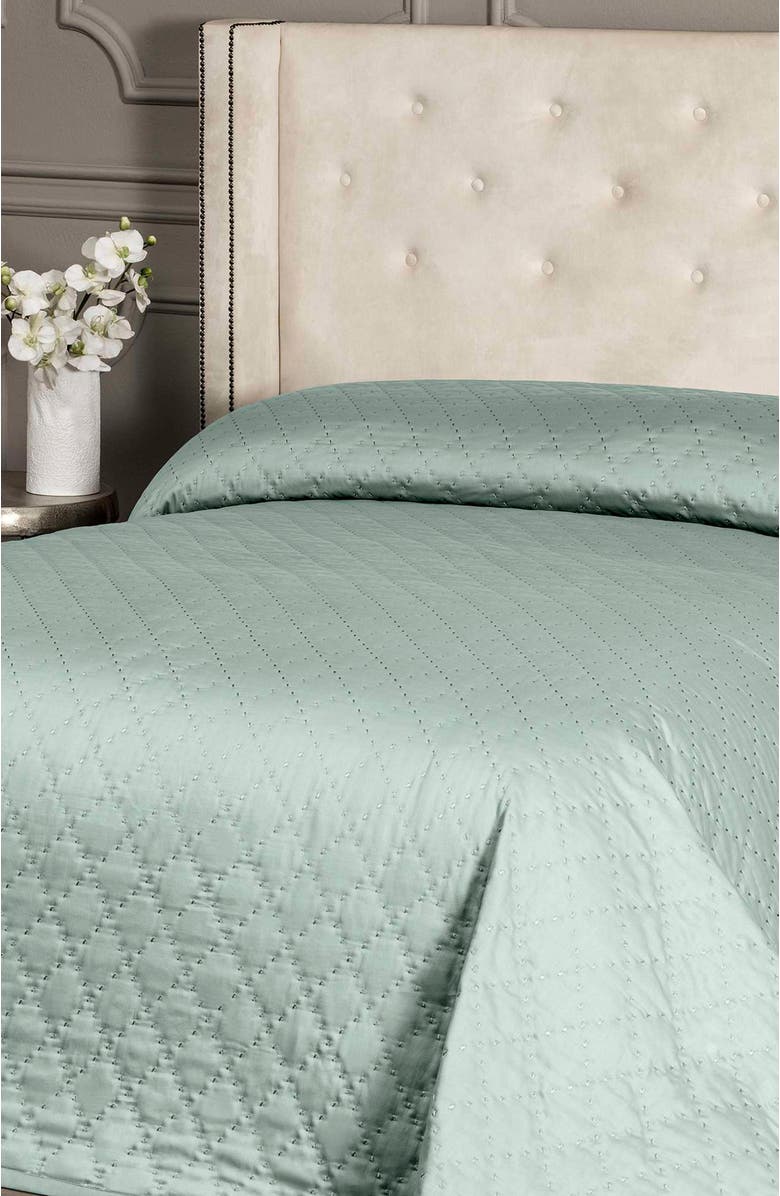 Togas Mistik Bedcover, Alternate, color, Blue-Green