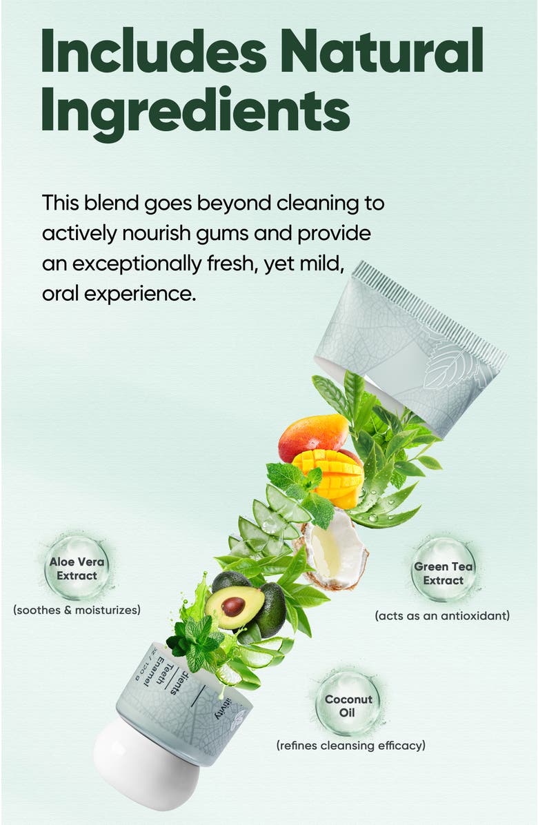 MySmile Nano-Hydroxyapatite Toothpaste for Sensitive Teeth, Alternate, color, Green