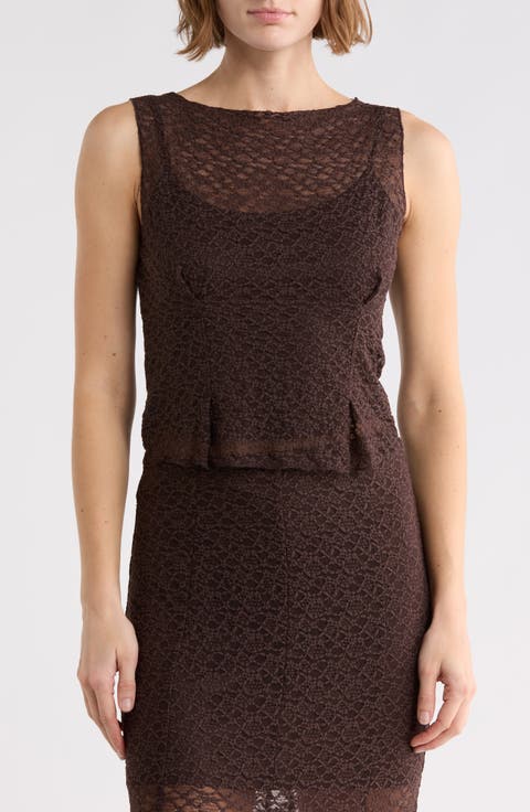 Lace Sleeveless Tank