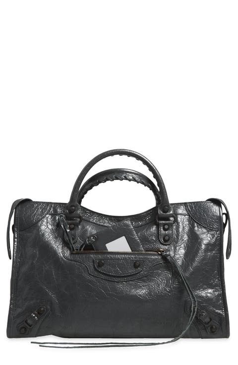 Medium Le City Leather Satchel
