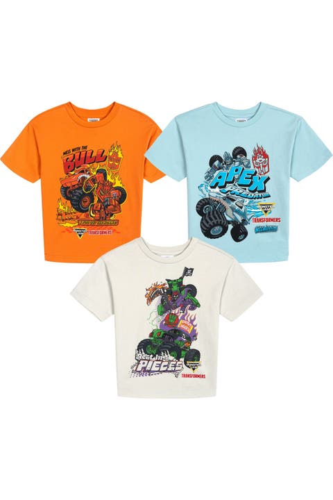 3-Pack Short Sleeve Cotton T-Shirts