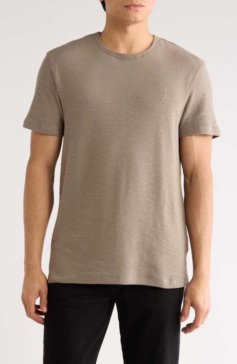 AllSaints Esum Cotton T-Shirt, Main, color, Flint Grey
