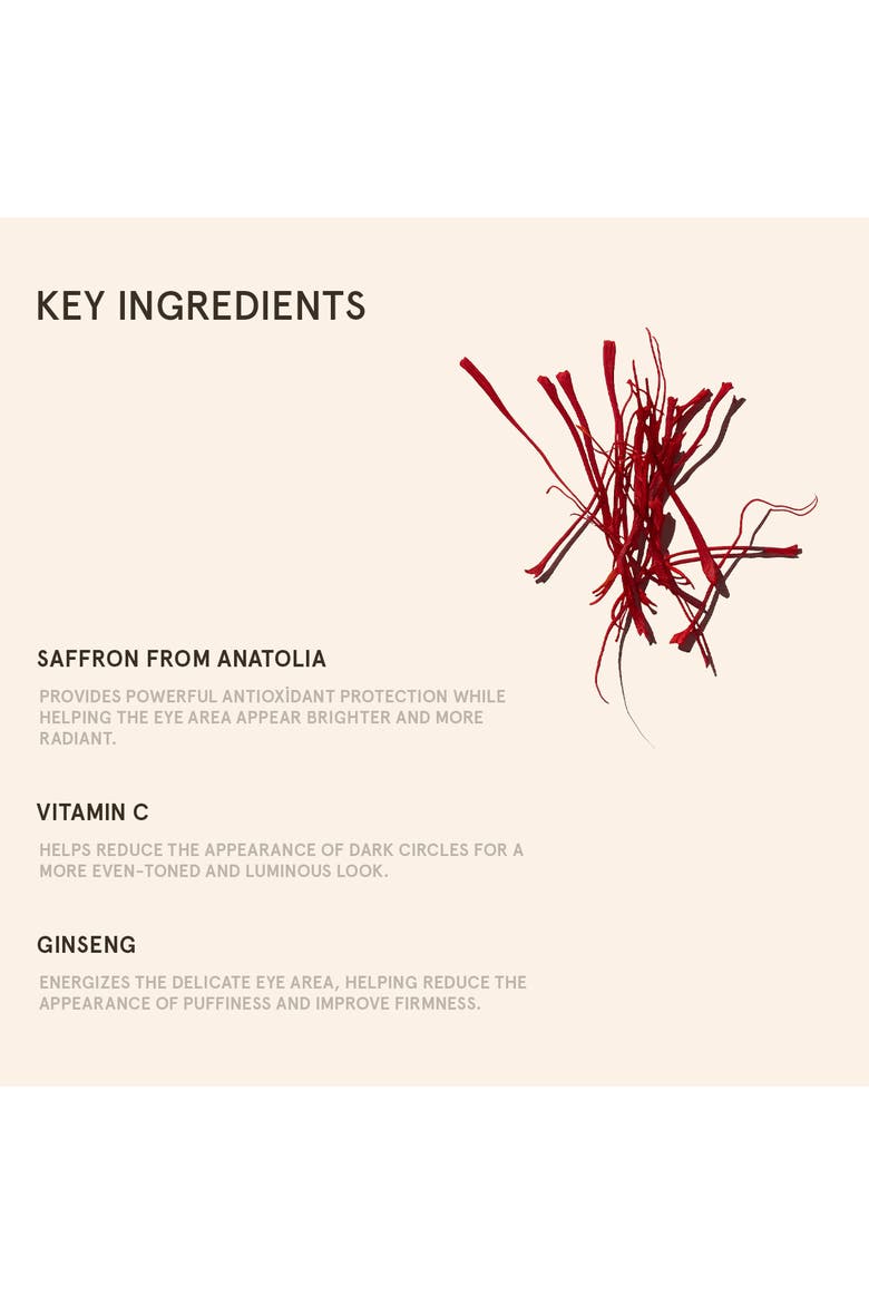 Saffron Brightening Eye Cream, Alternate, color, No Color