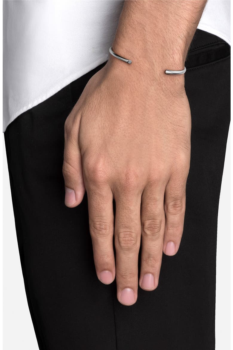 Niam Cuff Bracelet, Alternate, color, STERLING SILVER/ POLISHED