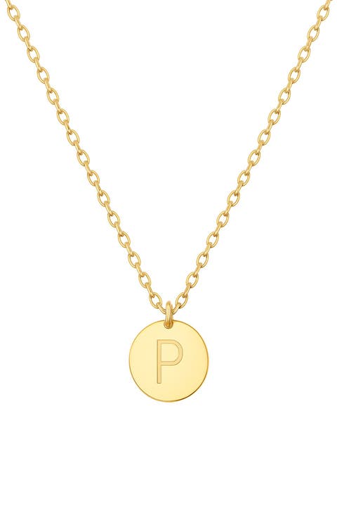 Initial Pendant Necklace