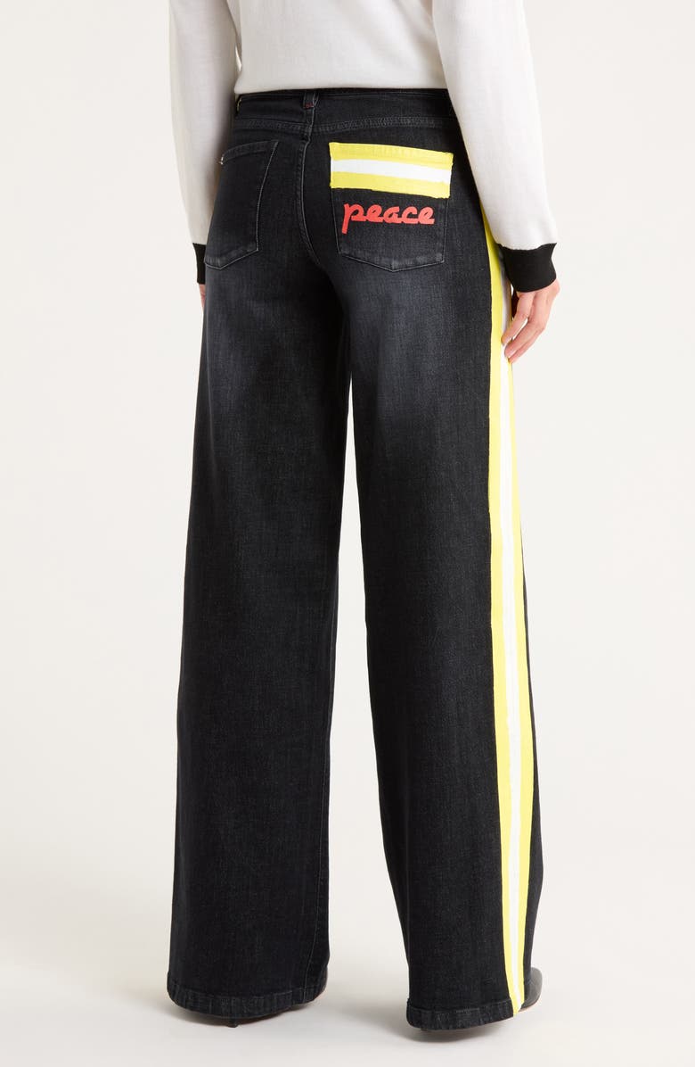 Alice + Olivia Trish Ultra Low Rise Baggy Jeans, Alternate, color, 