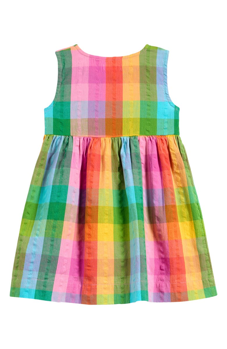 NEXT Kids' Check Cotton Button-Up Dress, Alternate, color, 