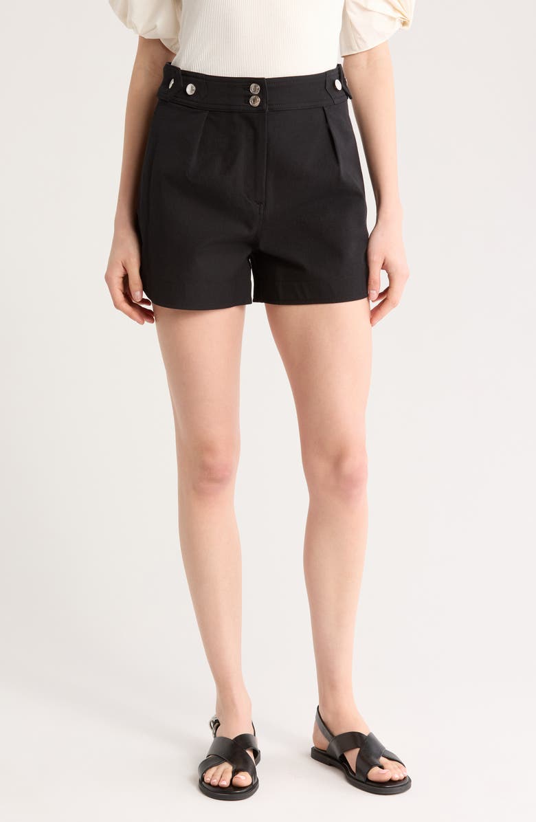 Derek Lam 10 Crosby Mika Stretch Cotton Shorts, Main, color, 