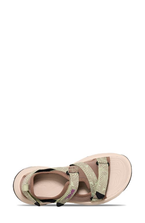 Teva Grandview Max Sandal In Caribou/seedling
