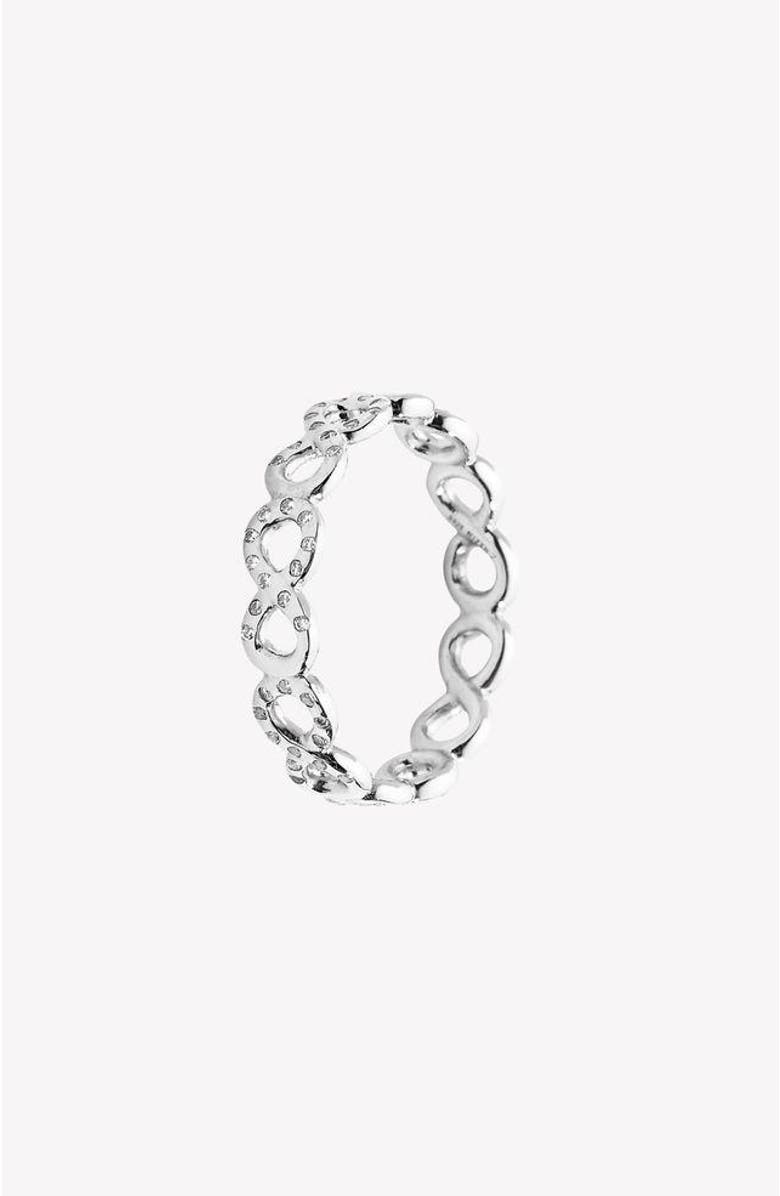 Rizen Jewelry Infinite Hope Band Ring, Alternate, color, Sterling Silver
