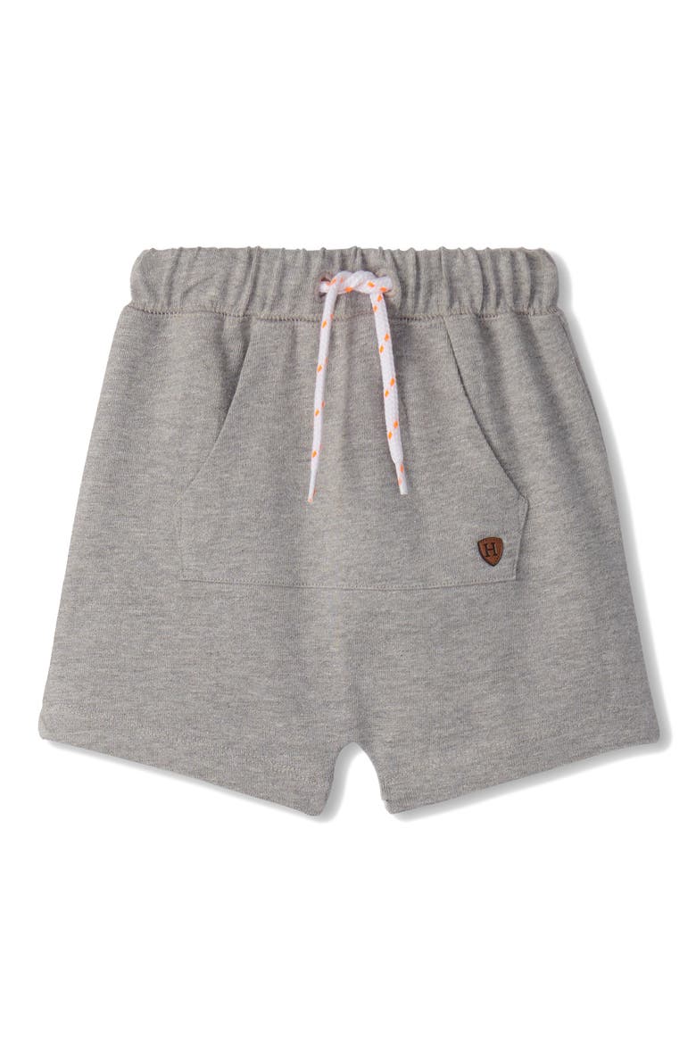 Kanga Cotton Knit Shorts, Main, color, ATHLETIC GREY