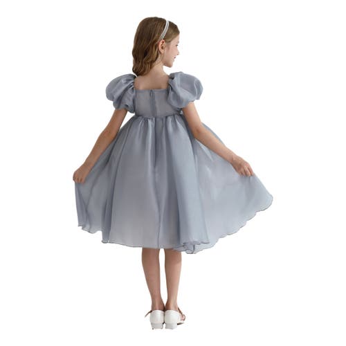 Tulleen Janelle Teacup Gown In Grey