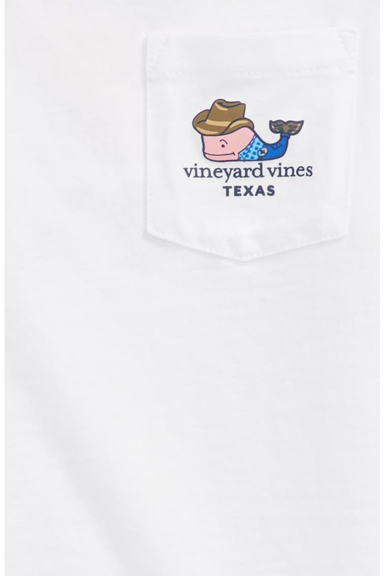 Texas Whale Pocket T-Shirt, Alternate, color, WHITE CAP
