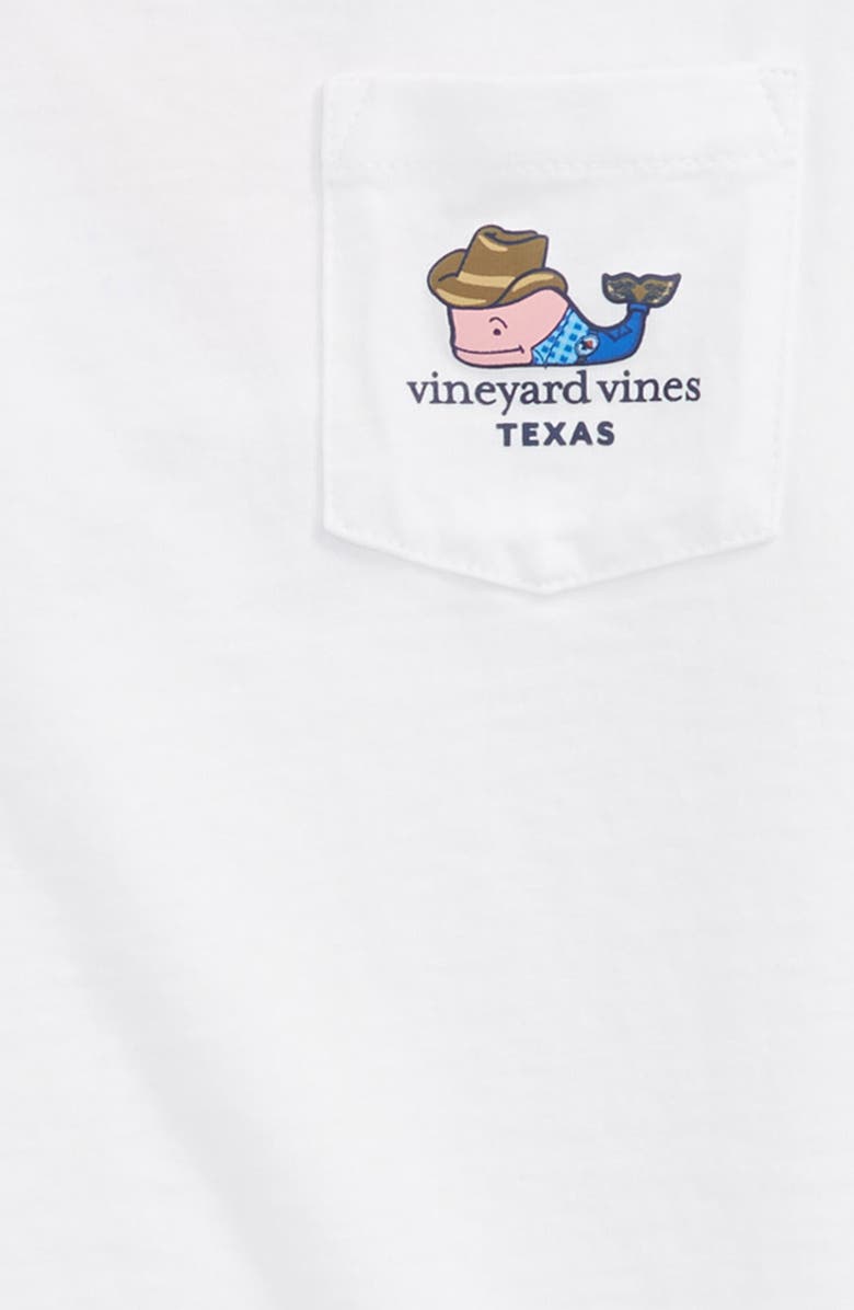 vineyard vines Texas Whale Pocket T-Shirt, Alternate, color,