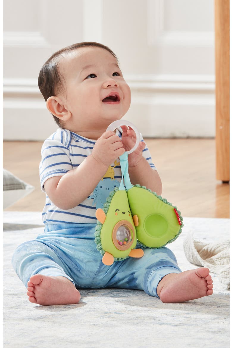 Farmstand Avocado Stroller Toy, Alternate, color, GREEN