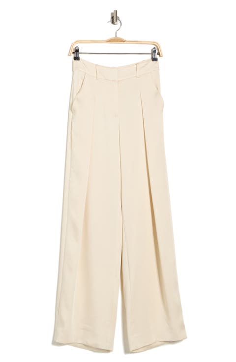 Mercer Pleated Straight Leg Pants