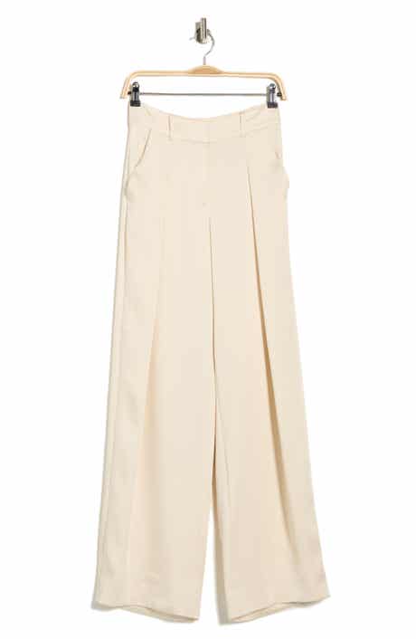Simkhai Mercer Pleated Straight Leg Pants