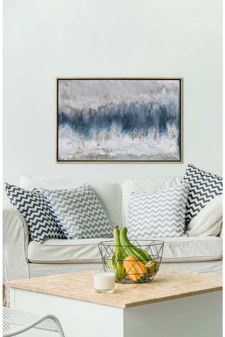 Moon Stone by Blakely Bering Giclée Print Canvas Art, Alternate, color, BLUE