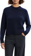 Theory Cashmere Crewneck Crop Sweater