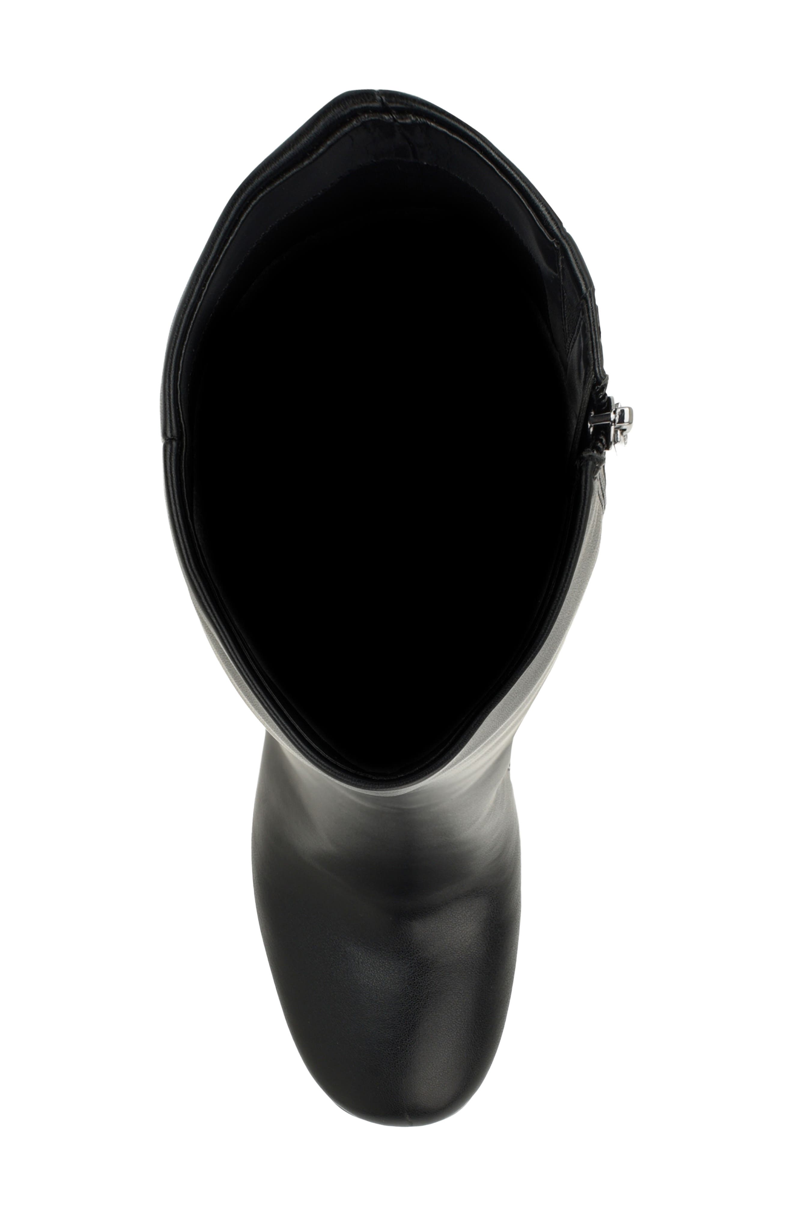 Daska Faux Leather Over the Knee Boot, Alternate, color, BLACK 001