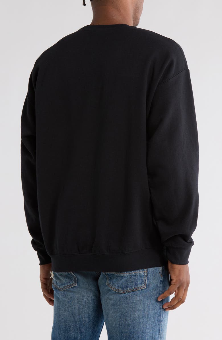 Junk Food Coca-Cola Crewneck Graphic Sweatshirt, Alternate, color, Black