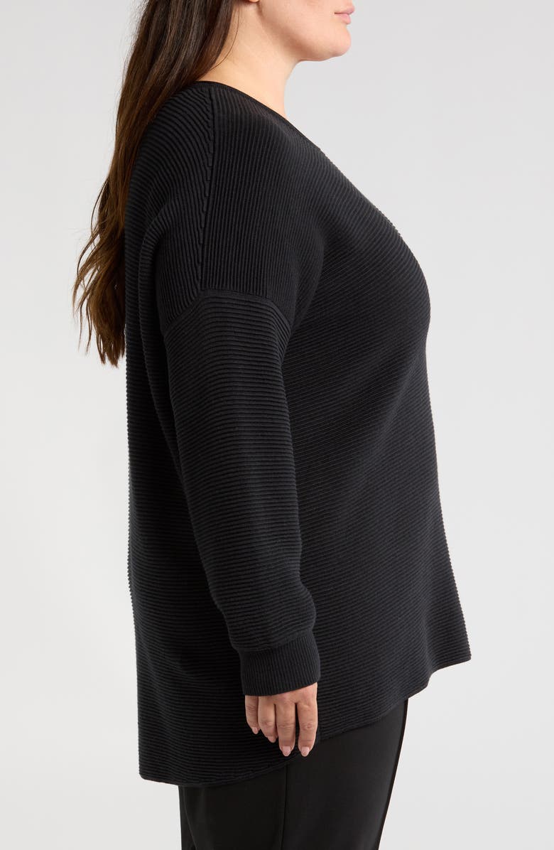 Eileen Fisher Ottoman Stitch Tunic Sweater, Alternate, color, 