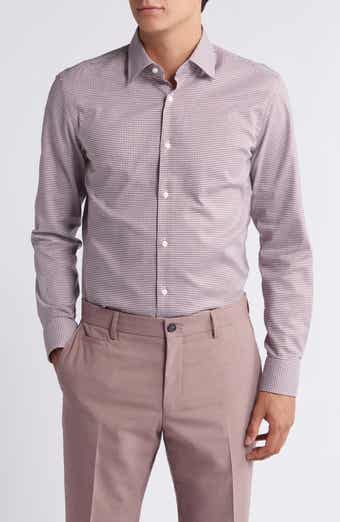 BOSS Hank Kent Stripe Stretch Dress Shirt