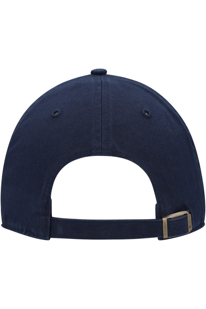 Men's '47 Navy San Diego Padres Logo Cooperstown Collection Clean Up Adjustable Hat, Alternate, color, Navy