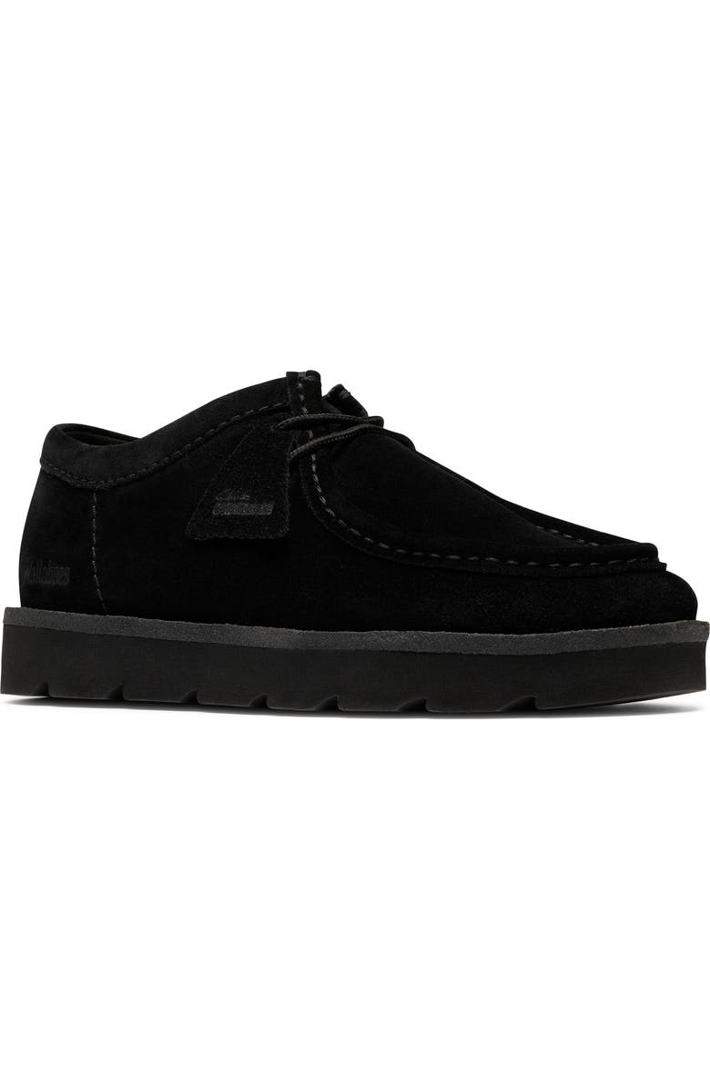 Clarks<sup>®</sup> Originals Meare Lace-Up Wallabee Chukka, Main, color, Black Suede