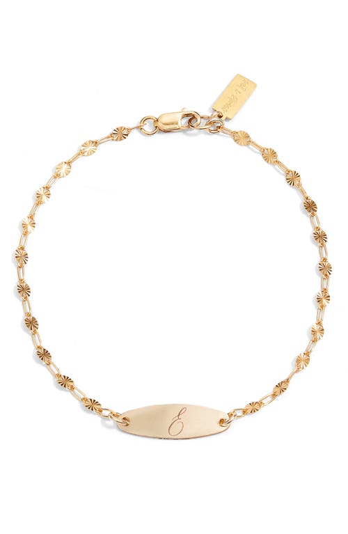 Set & Stones Bank Initial Bracelet