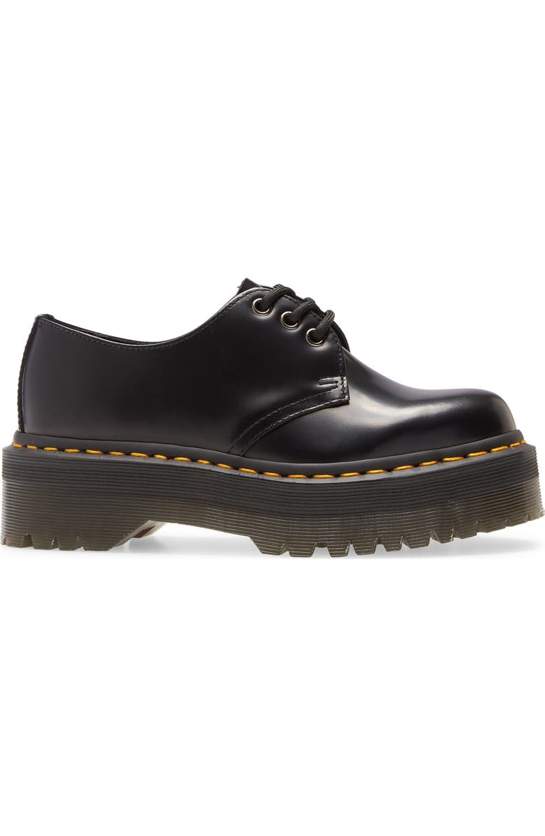 Dr. Martens Quad Platform Derby, Alternate, color, Black