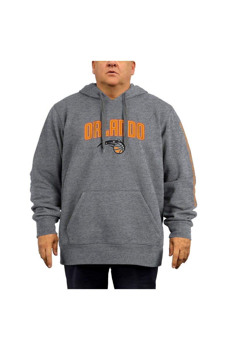 New Era Men's New Era Gray Orlando Magic 2021/22 City Edition Big & Tall Pullover Hoodie, Alternate, color, 