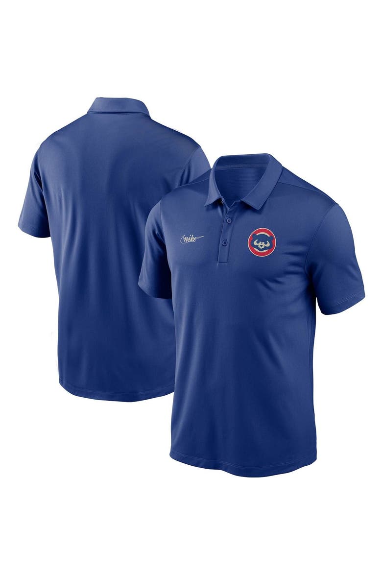 Men's Nike Royal Chicago Cubs Cooperstown Collection Logo Franchise Performance Polo, Main, color, Royal