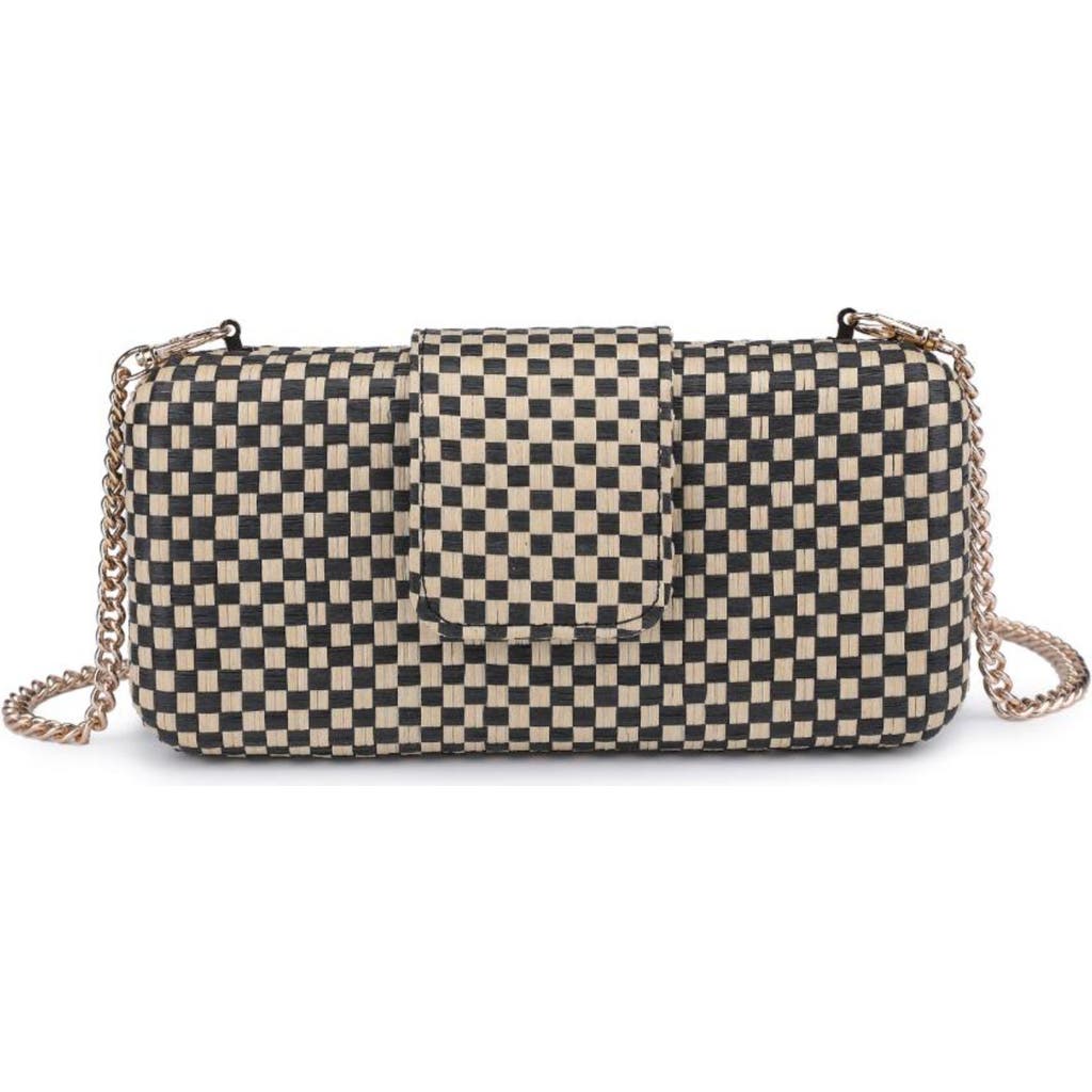 Moda Luxe Sylvi Evening Bag In Black Natural