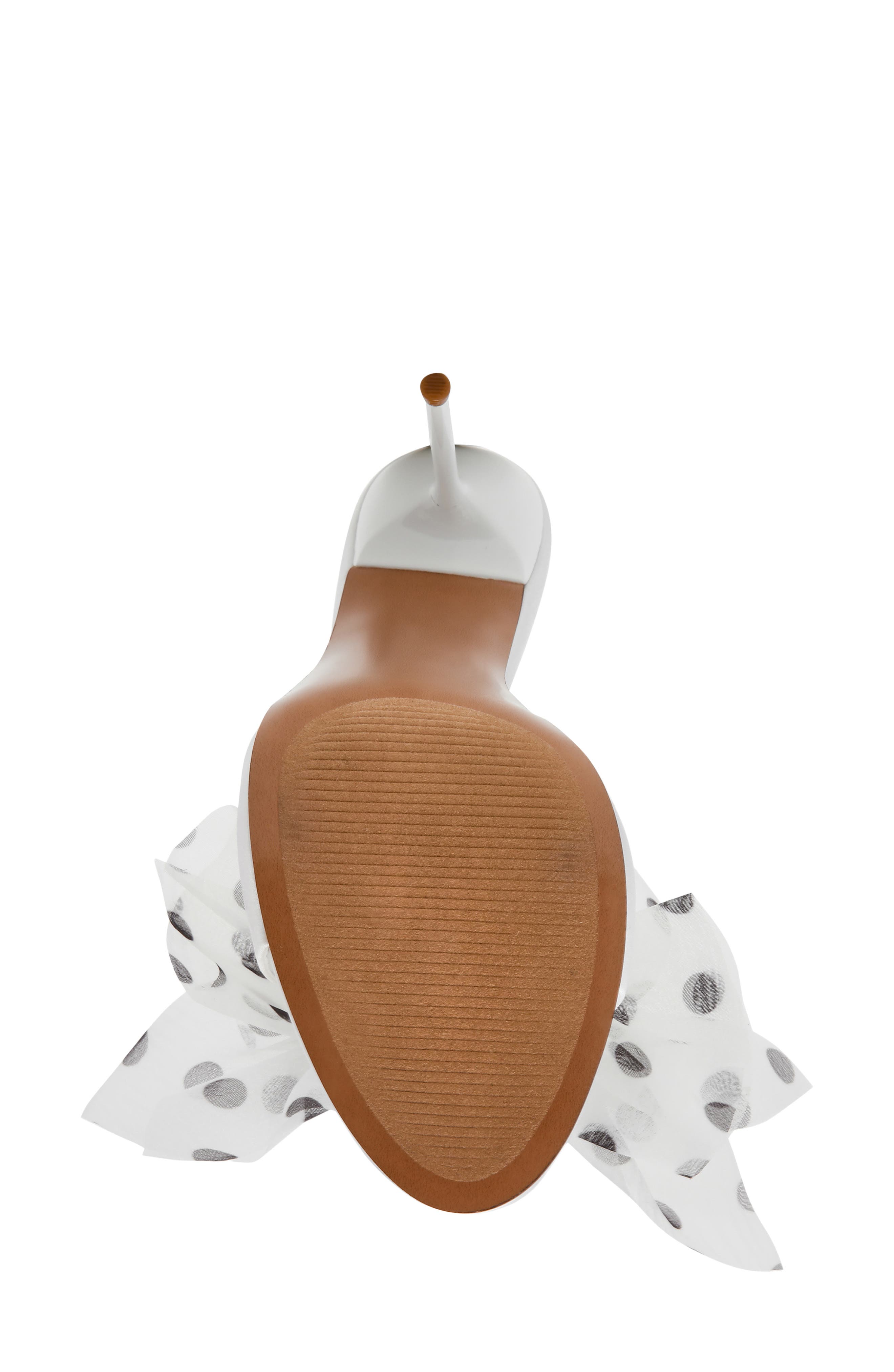 Steve Madden Davina Slide Sandal, Alternate, color, White Polka Dot