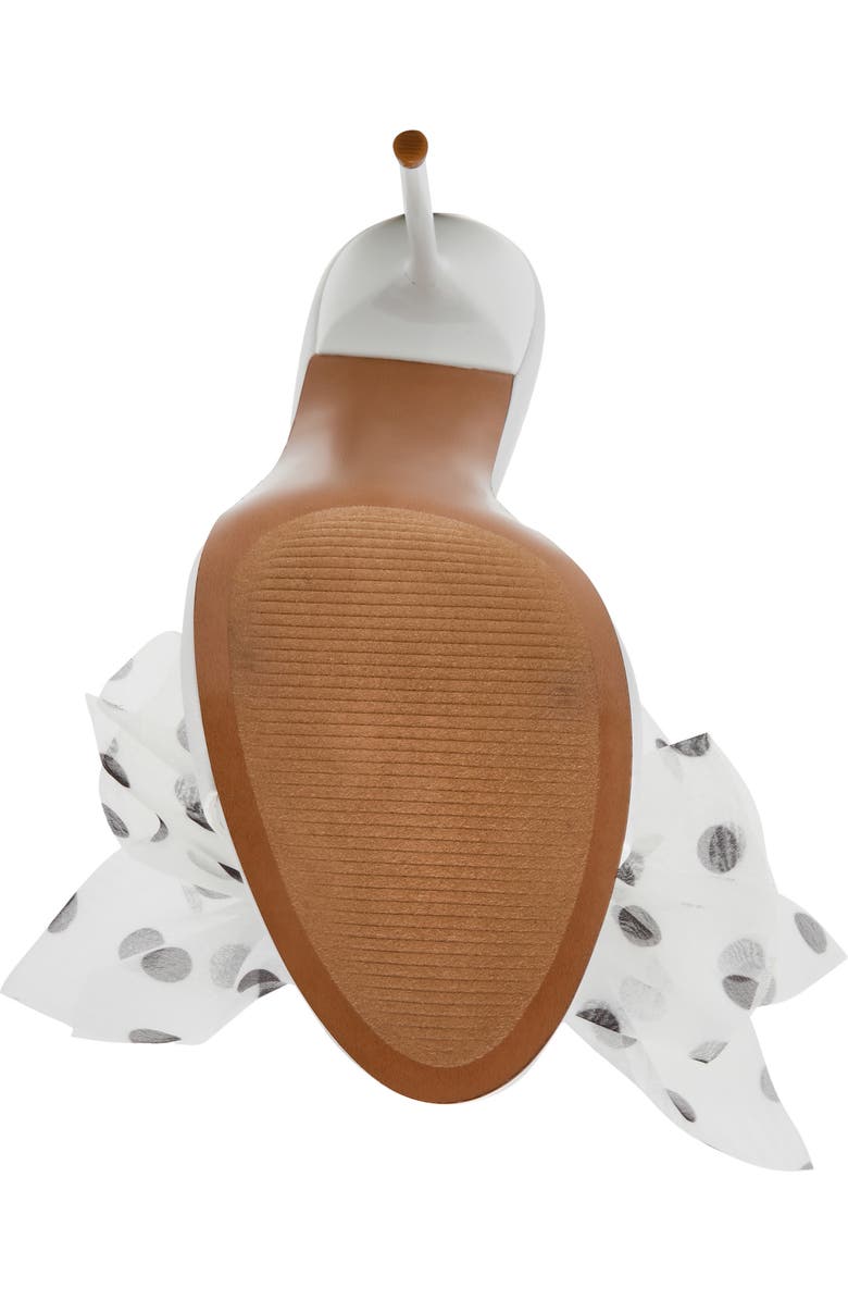 Steve Madden Davina Slide Sandal, Alternate, color, White Polka Dot