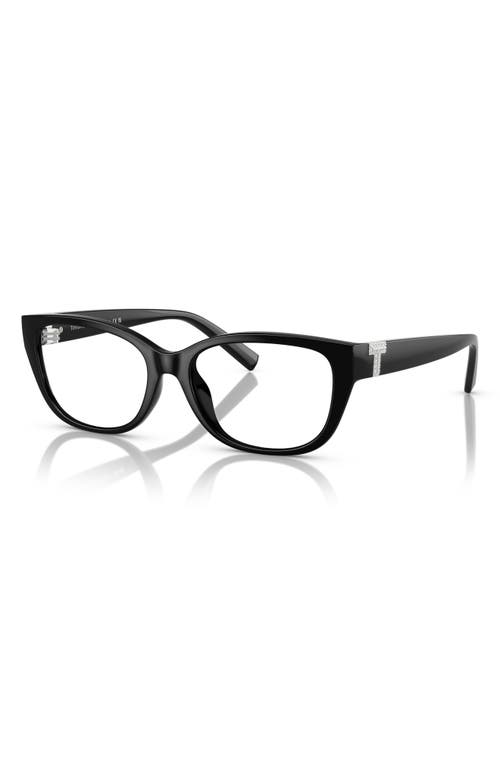 Tiffany & Co . 52mm Pillow Optical Glasses In Black