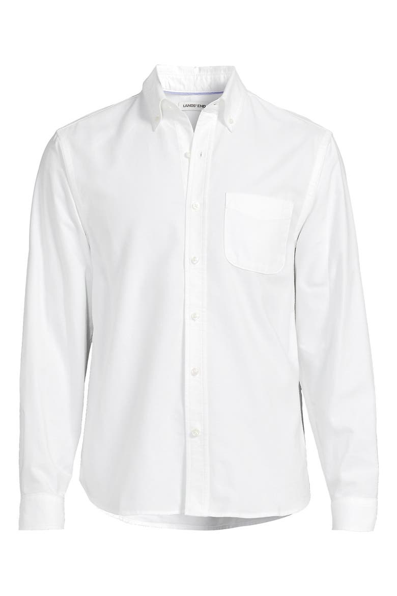Traditional Fit Comfort-First Sail Rigger Oxford Shirt, Alternate, color, White